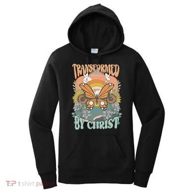 Transformed by Christ Boho christian Trendy Christian  Women's Hoodie