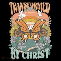 Transformed by Christ Boho christian Trendy Christian  Women's Hoodie thumb 2