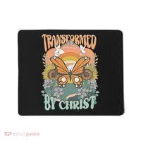 Transformed by Christ Boho christian Trendy Christian  Mousepad thumb 0