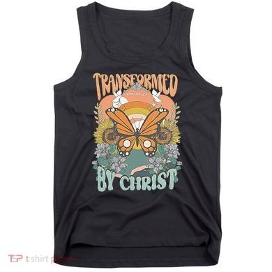 Transformed by Christ Boho christian Trendy Christian  Tank Top