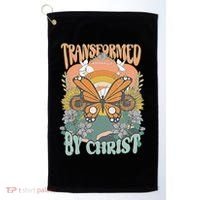 Transformed by Christ Boho christian Trendy Christian  Golf Towel thumb 0