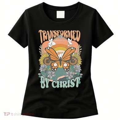 Transformed by Christ Boho christian Trendy Christian  Women's T-Shirt