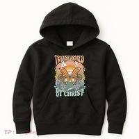 Transformed by Christ Boho christian Trendy Christian  Kids Hoodie thumb 0