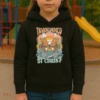 Transformed by Christ Boho christian Trendy Christian  Kids Hoodie thumb 3