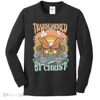 Transformed by Christ Boho christian Trendy Christian  Kids Long Sleeve Shirt thumb 0
