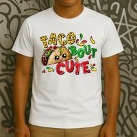 Taco Bout Cute Mexican Fiesta Party T-Shirt thumb 3