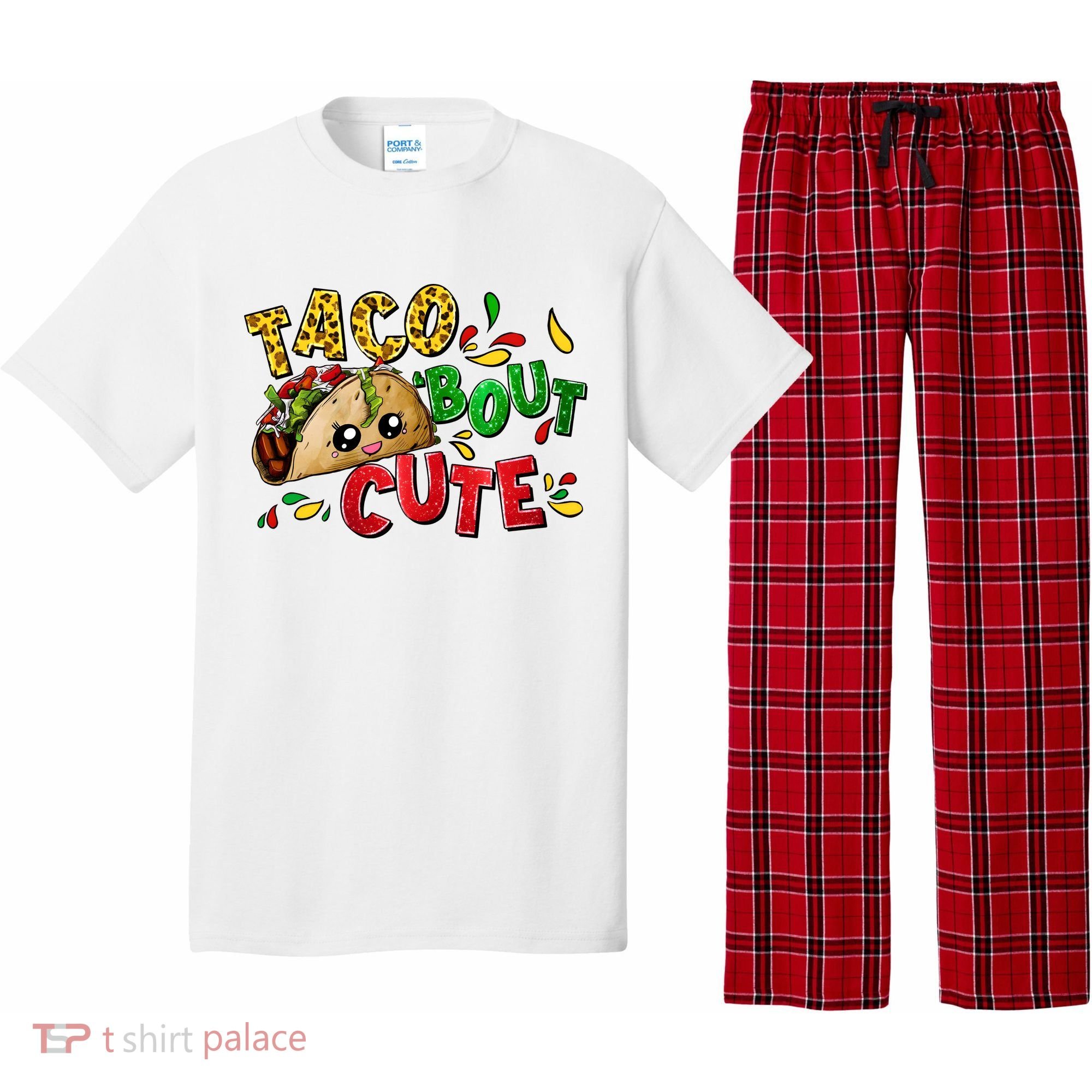 Taco Bout Cute Mexican Fiesta Party Pajama Set