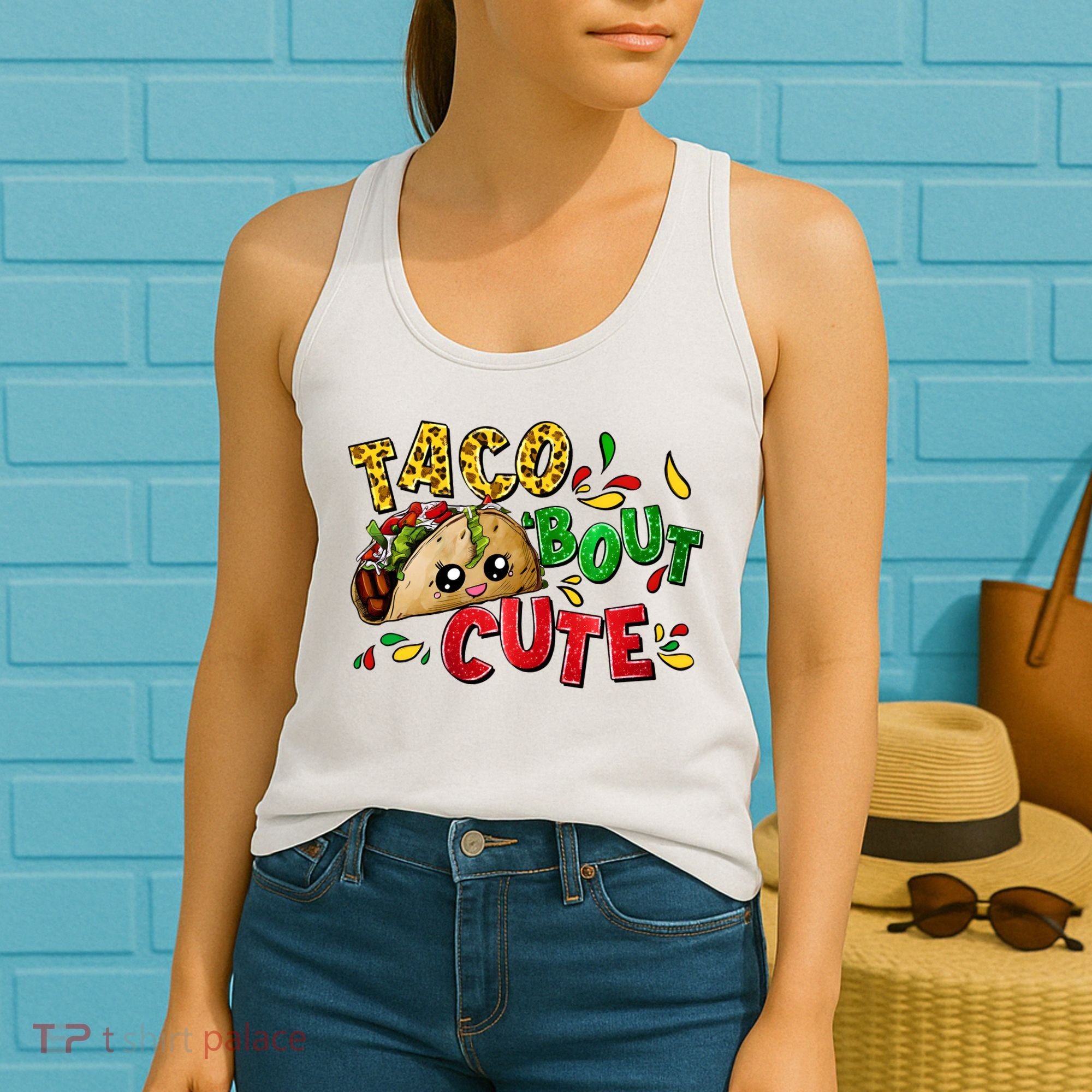 Taco Bout Cute Mexican Fiesta Party Women's Tank Top