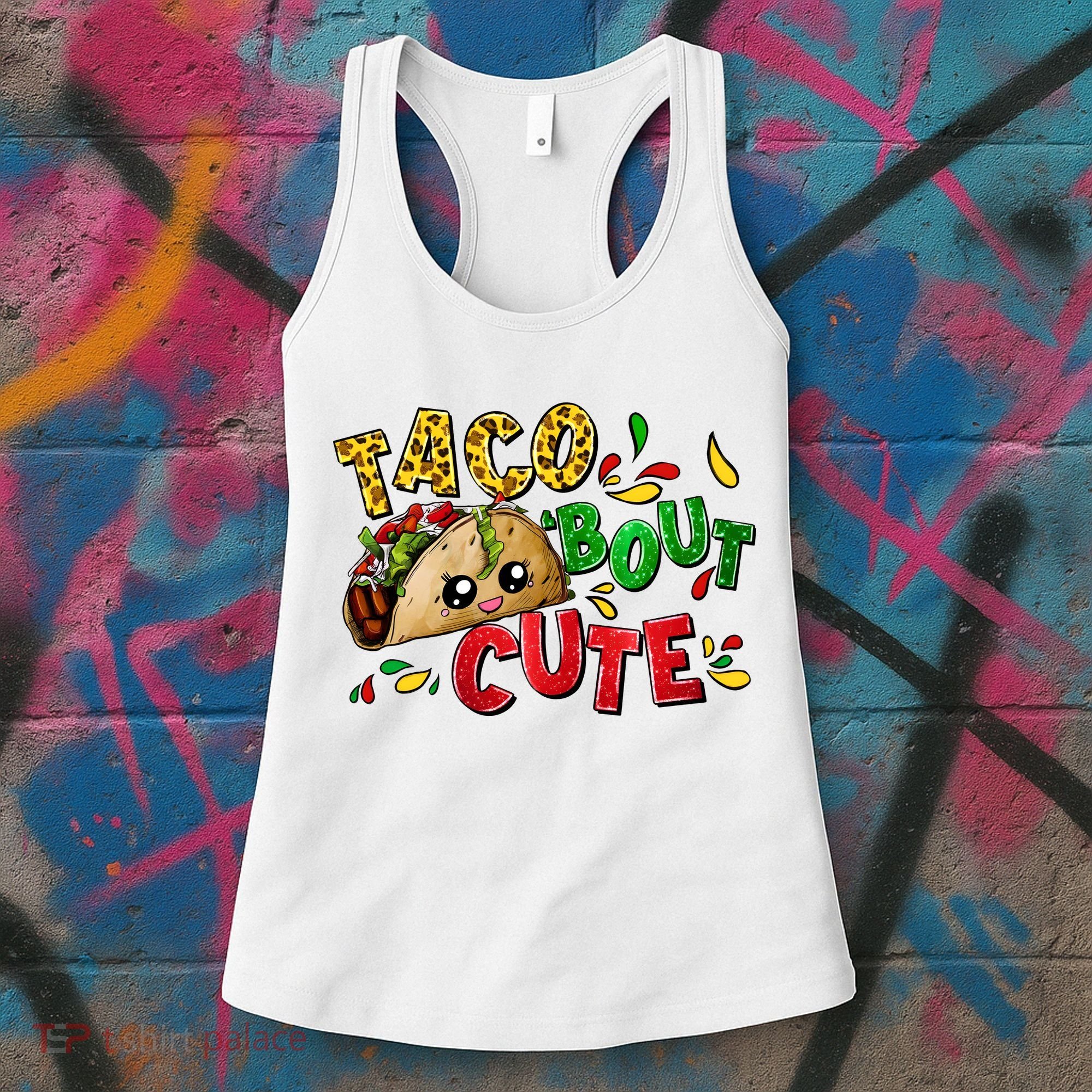 Taco Bout Cute Mexican Fiesta Party Women's Tank Top