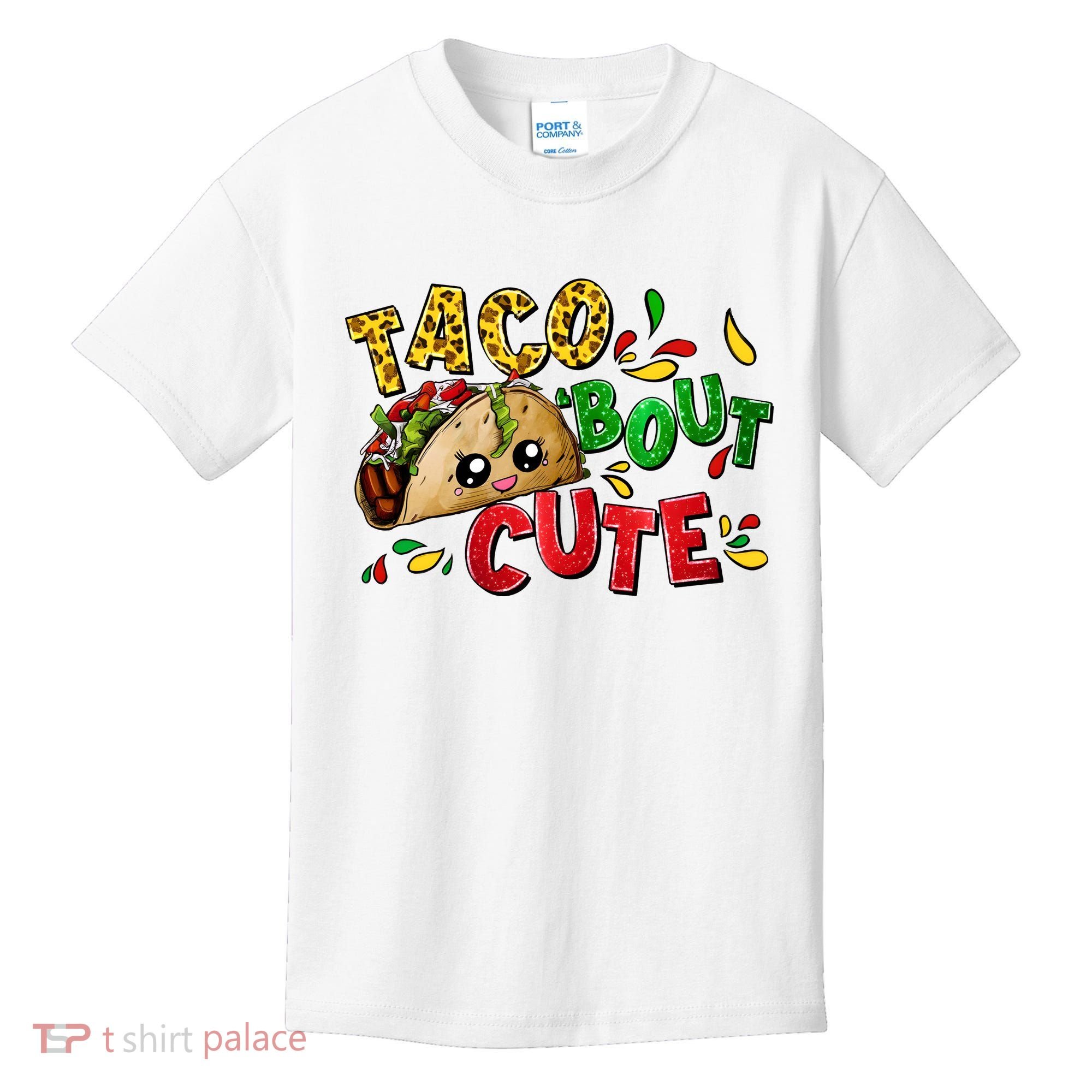 Taco Bout Cute Mexican Fiesta Party Kids T-Shirt