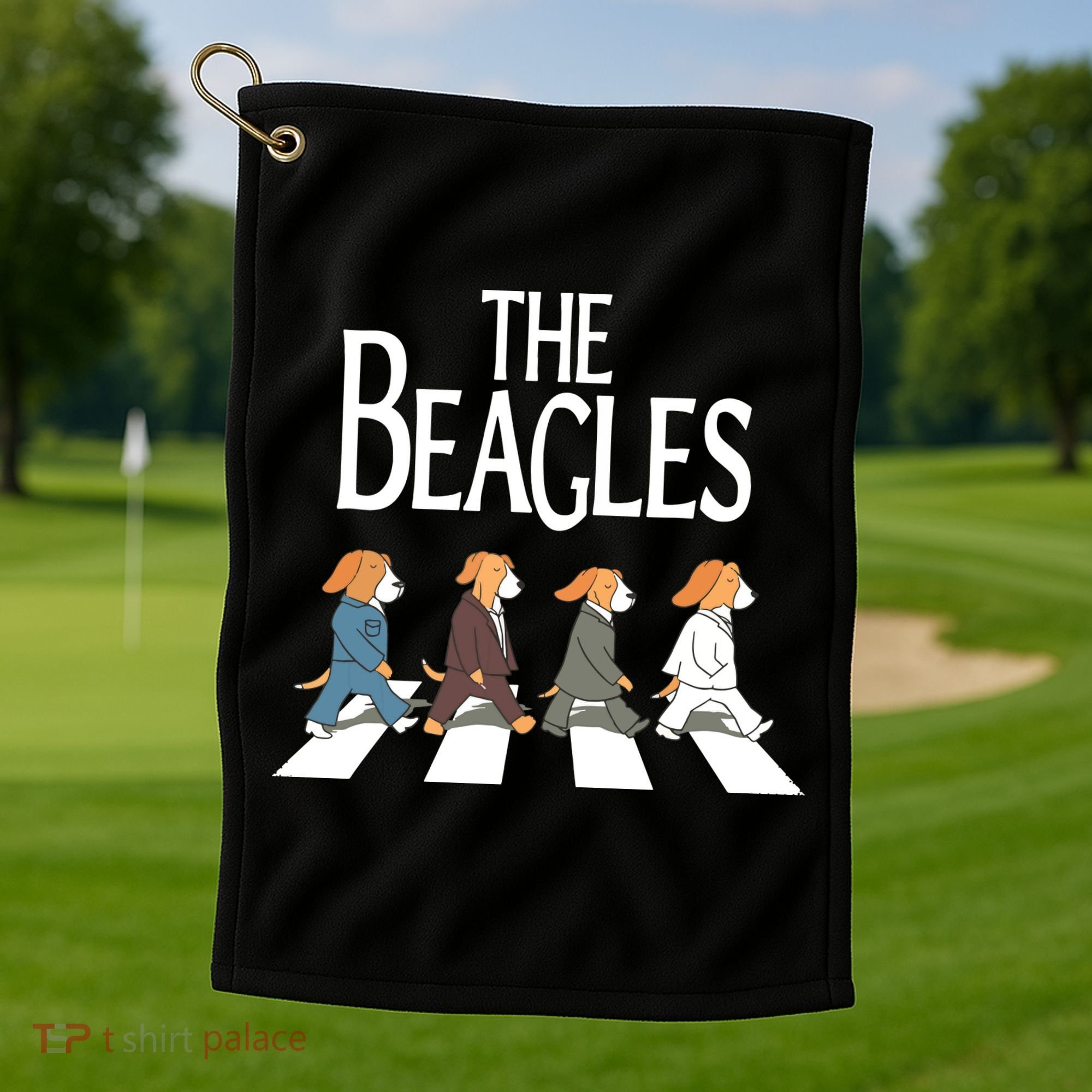 The Beagles Classic Beagle Dog For Beagle Lovers Golf Towel