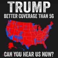 Trump Better Coverage Than 5g Can You Hear Us Now Politics Women's Hoodie thumb 2