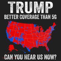 Trump Better Coverage Than 5g Can You Hear Us Now Politics Golf Towel thumb 3