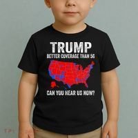 Trump Better Coverage Than 5g Can You Hear Us Now Politics Toddler T-Shirt thumb 2