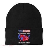 Trump Better Coverage Than 5g Can You Hear Us Now Usa Map Beanie thumb 0