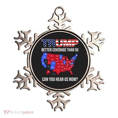 Trump Better Coverage Than 5g Can You Hear Us Now Usa Map Ornament