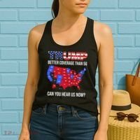 Trump Better Coverage Than 5g Can You Hear Us Now Usa Map Women's Tank Top thumb 2