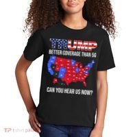Trump Better Coverage Than 5g Can You Hear Us Now Usa Map Kids T-Shirt thumb 2
