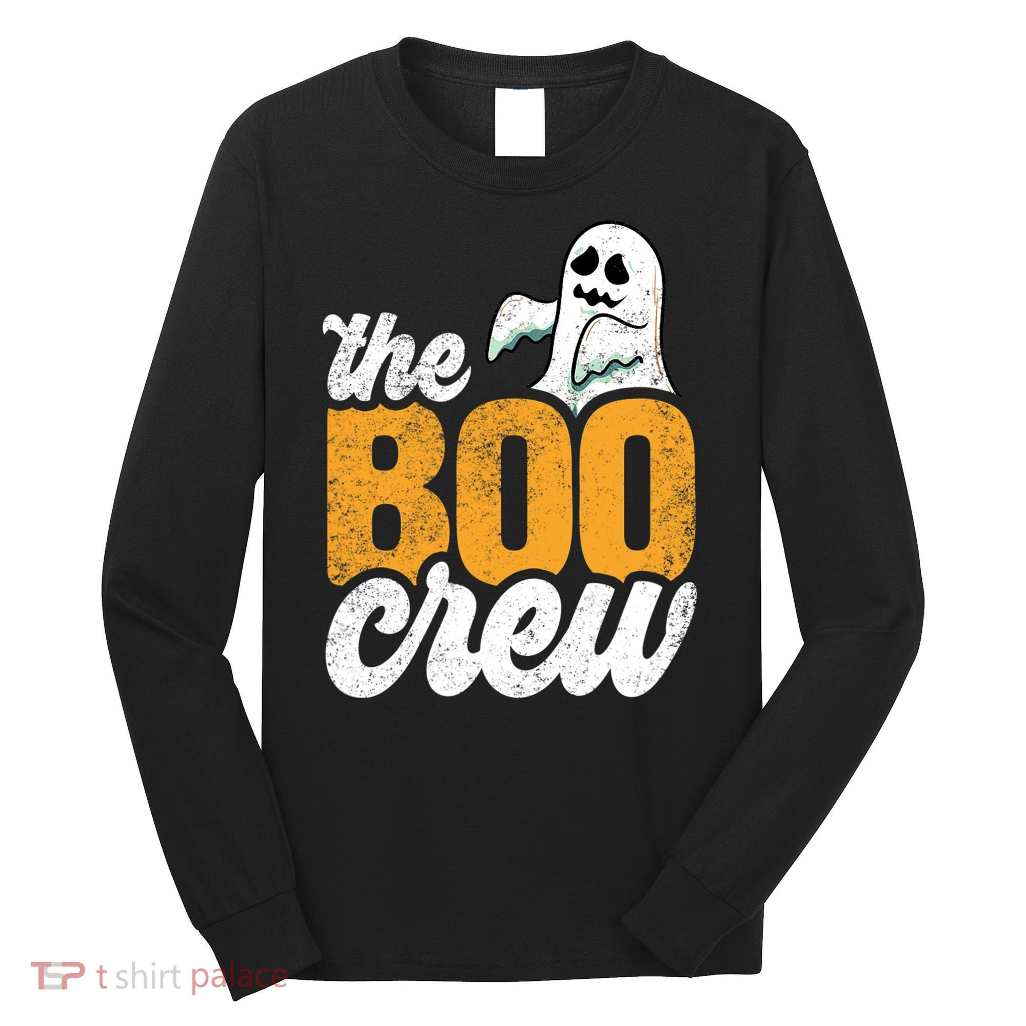 The Boo Crew Funny Ghost Family Matching Halloween Long Sleeve Shirt