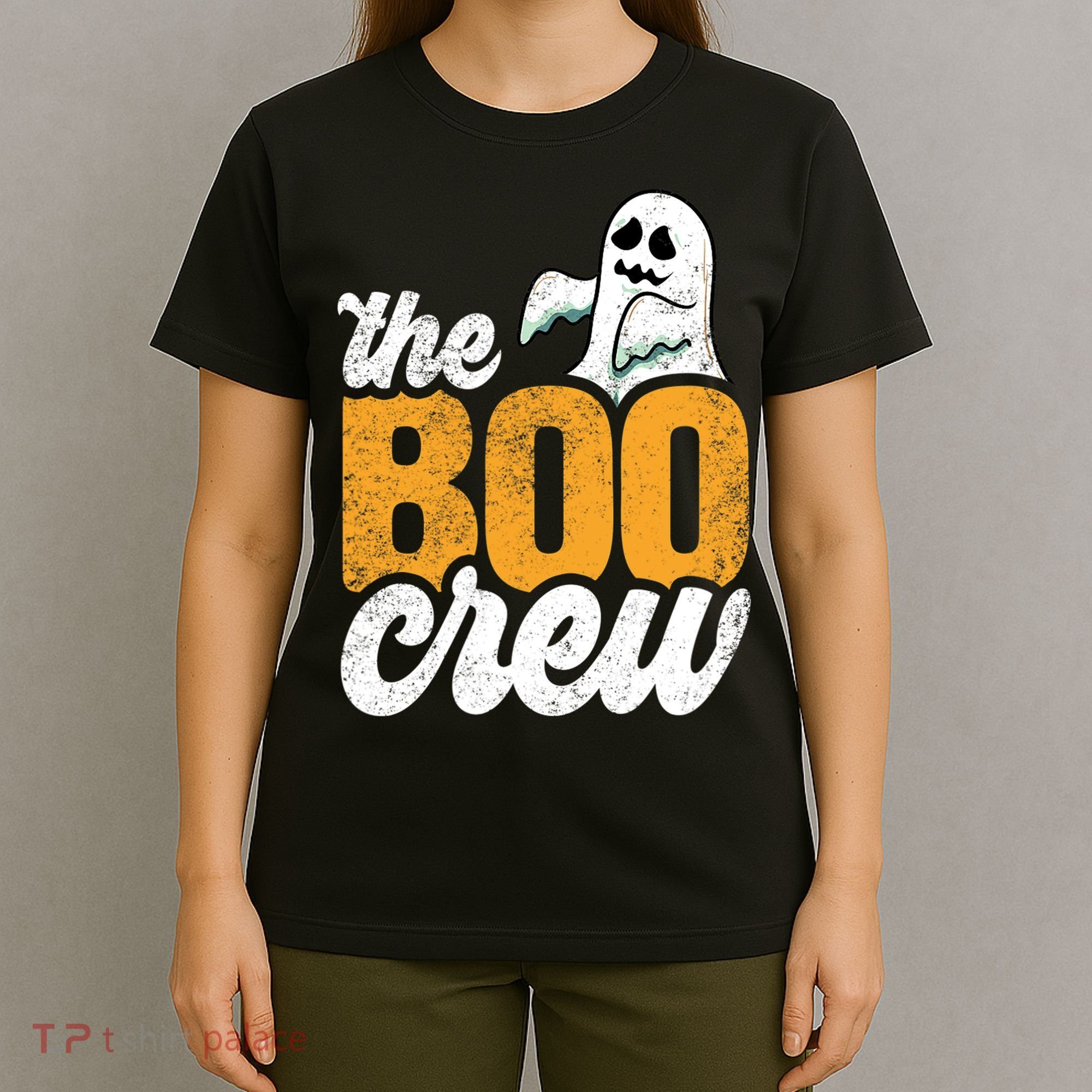The Boo Crew Funny Ghost Family Matching Halloween T-Shirt