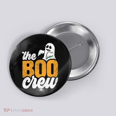 The Boo Crew Funny Ghost Family Matching Halloween Button