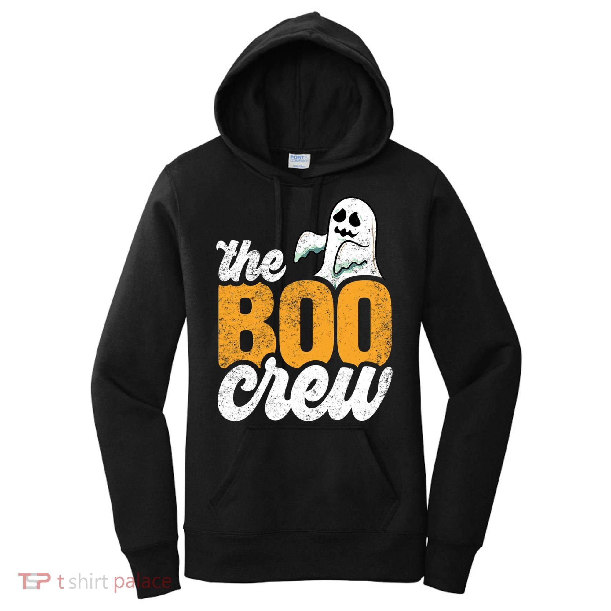 The Boo Crew Funny Ghost Family Matching Halloween Women's Hoodie