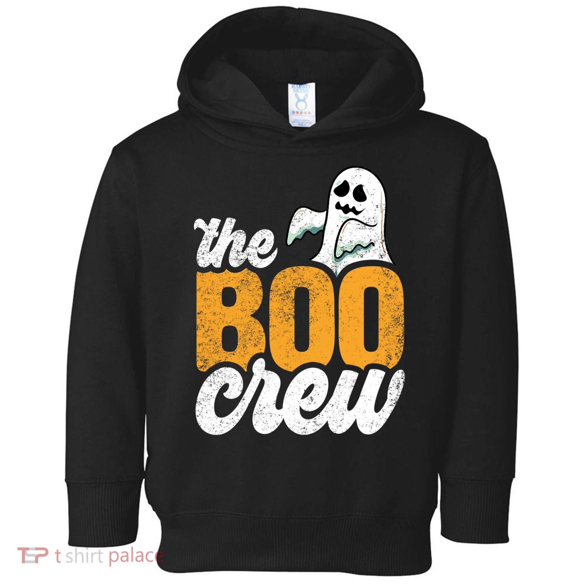 The Boo Crew Funny Ghost Family Matching Halloween Toddler Hoodie