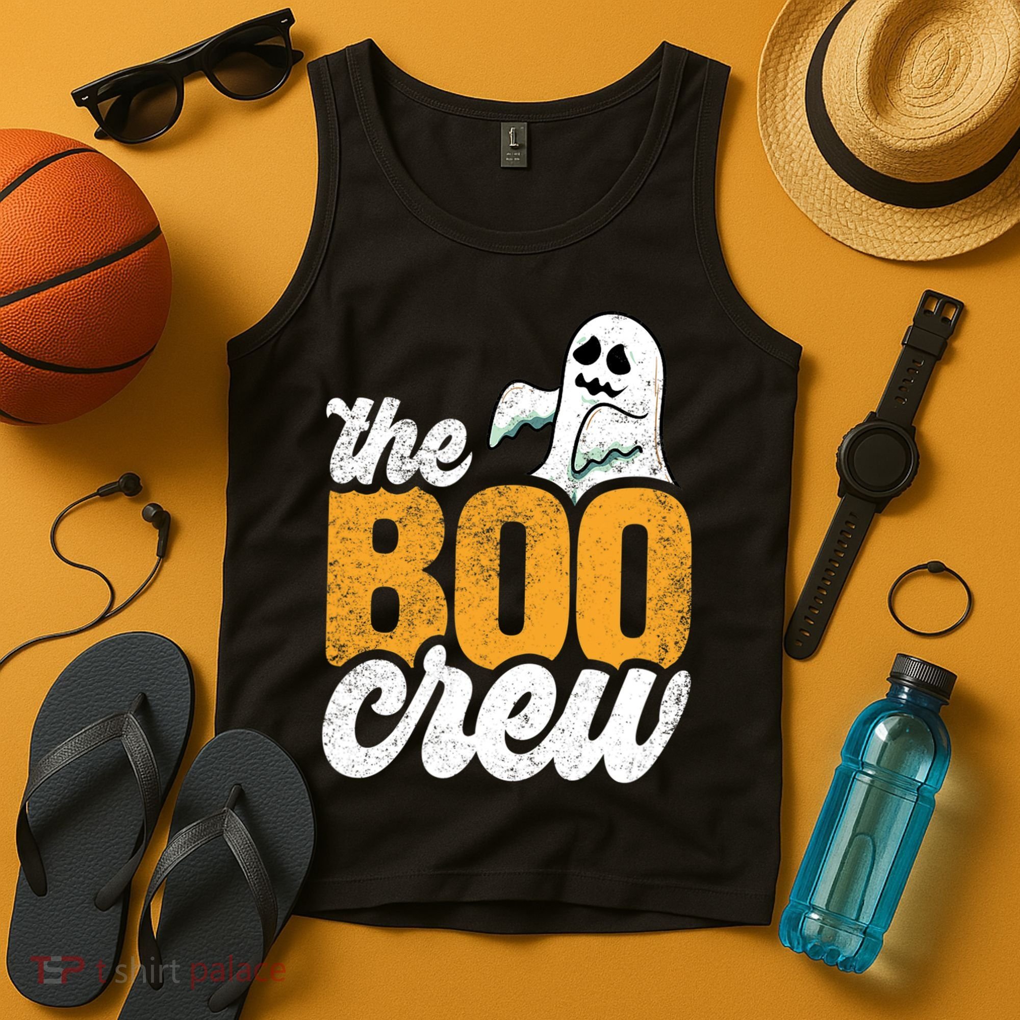 The Boo Crew Funny Ghost Family Matching Halloween Tank Top