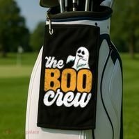 The Boo Crew Funny Ghost Family Matching Halloween Golf Towel thumb 2