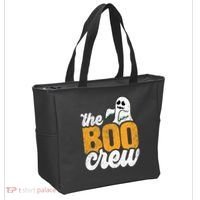 The Boo Crew Funny Ghost Family Matching Halloween Tote Bag thumb 2
