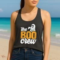 The Boo Crew Funny Ghost Family Matching Halloween Women's Tank Top thumb 2