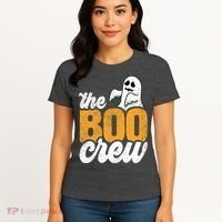 The Boo Crew Funny Ghost Family Matching Halloween Women's T-Shirt thumb 4
