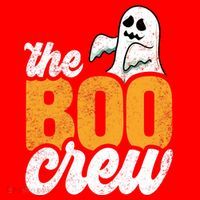 The Boo Crew Funny Ghost Family Matching Halloween Santa Hat thumb 1