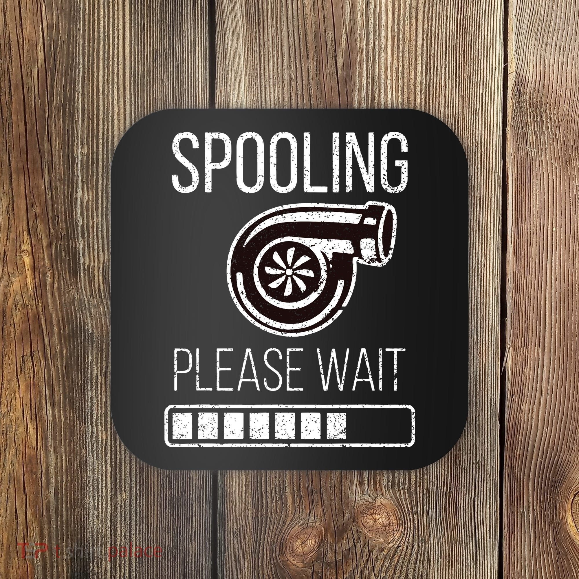 Turbo Boost Car Auto Father Dad Funny Mechanic Tuner JDM Rpm Coaster