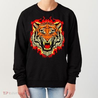 Tiger Big Cat Bengal Wildcat Predator Cool Animal Gift Idea Women's Sweatshirt