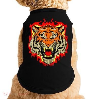 Tiger Big Cat Bengal Wildcat Predator Cool Animal Gift Idea Doggie Tank