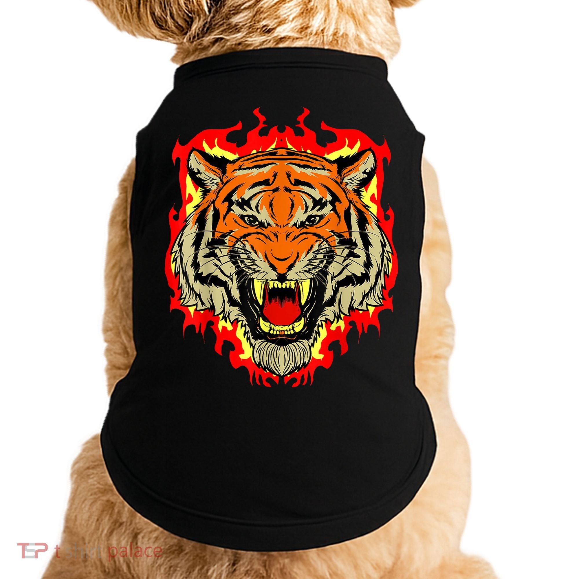 Tiger Big Cat Bengal Wildcat Predator Cool Animal Gift Idea Doggie Tank