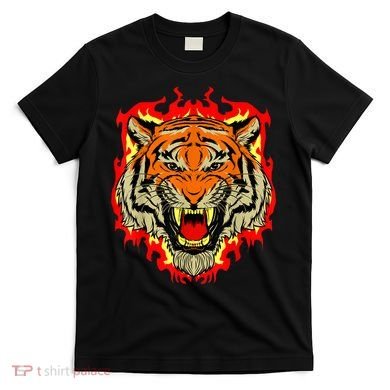 Tiger Big Cat Bengal Wildcat Predator Cool Animal Gift Idea T-Shirt