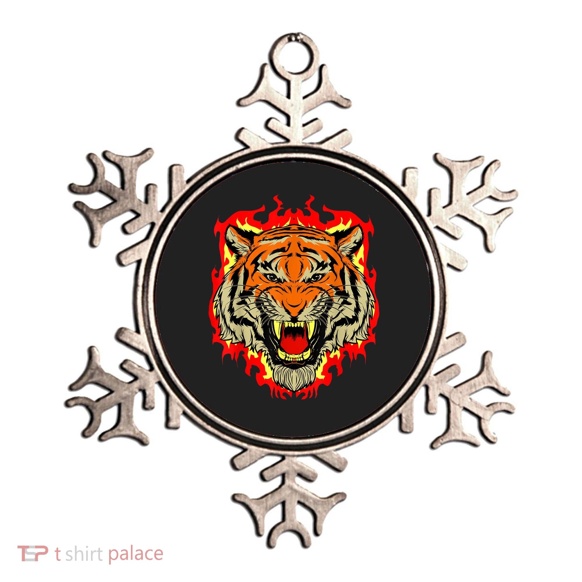 Tiger Big Cat Bengal Wildcat Predator Cool Animal Gift Idea Ornament