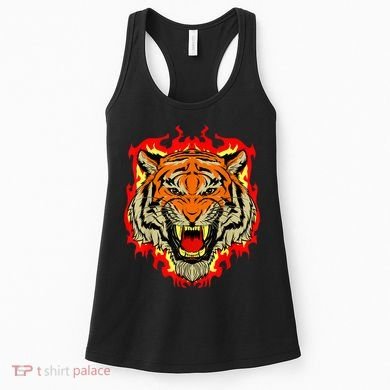Tiger Big Cat Bengal Wildcat Predator Cool Animal Gift Idea Women's Tank Top