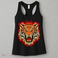 Tiger Big Cat Bengal Wildcat Predator Cool Animal Gift Idea Women's Tank Top thumb 3