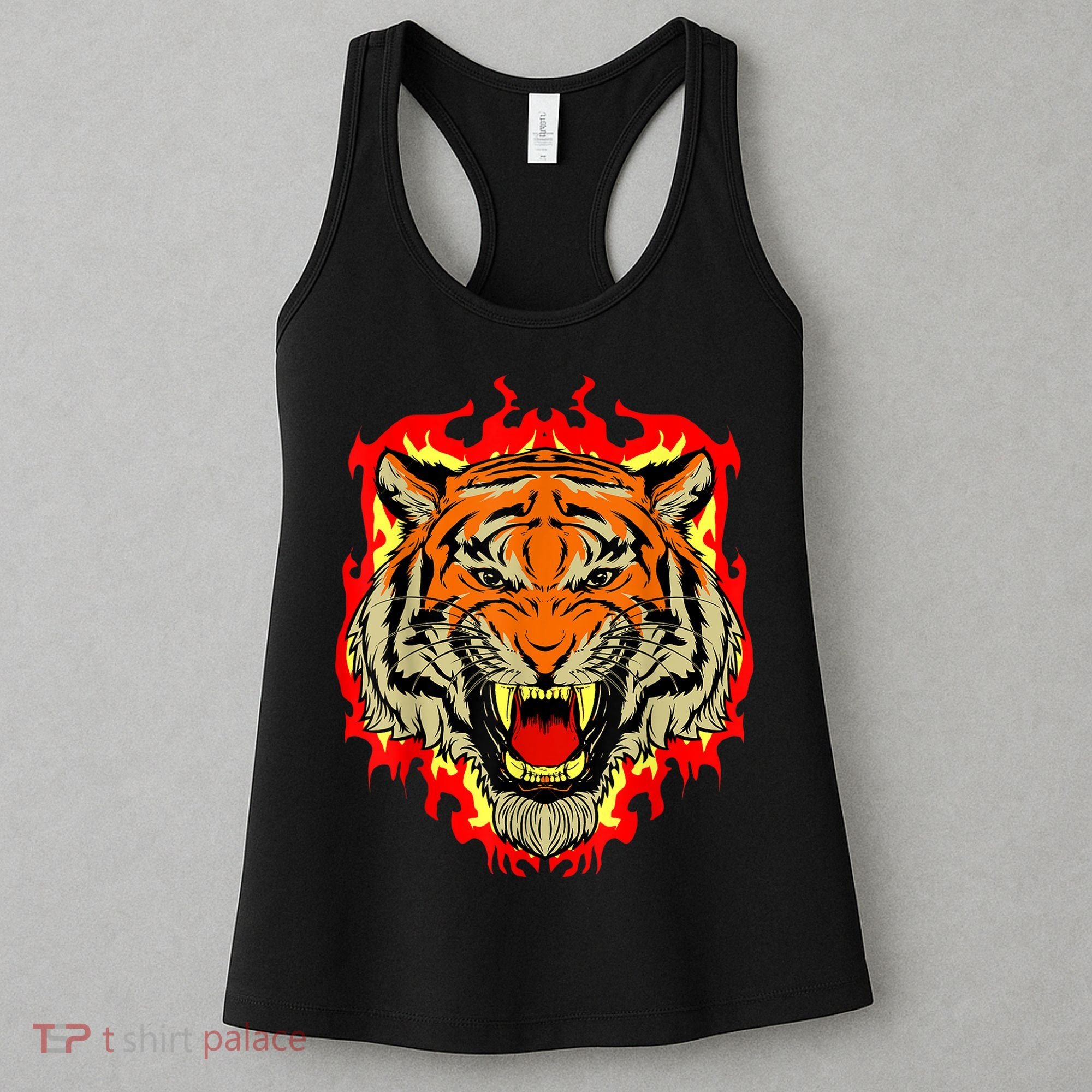 Tiger Big Cat Bengal Wildcat Predator Cool Animal Gift Idea Women's Tank Top