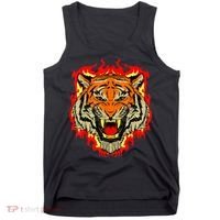 Tiger Big Cat Bengal Wildcat Predator Cool Animal Gift Idea Tank Top thumb 0
