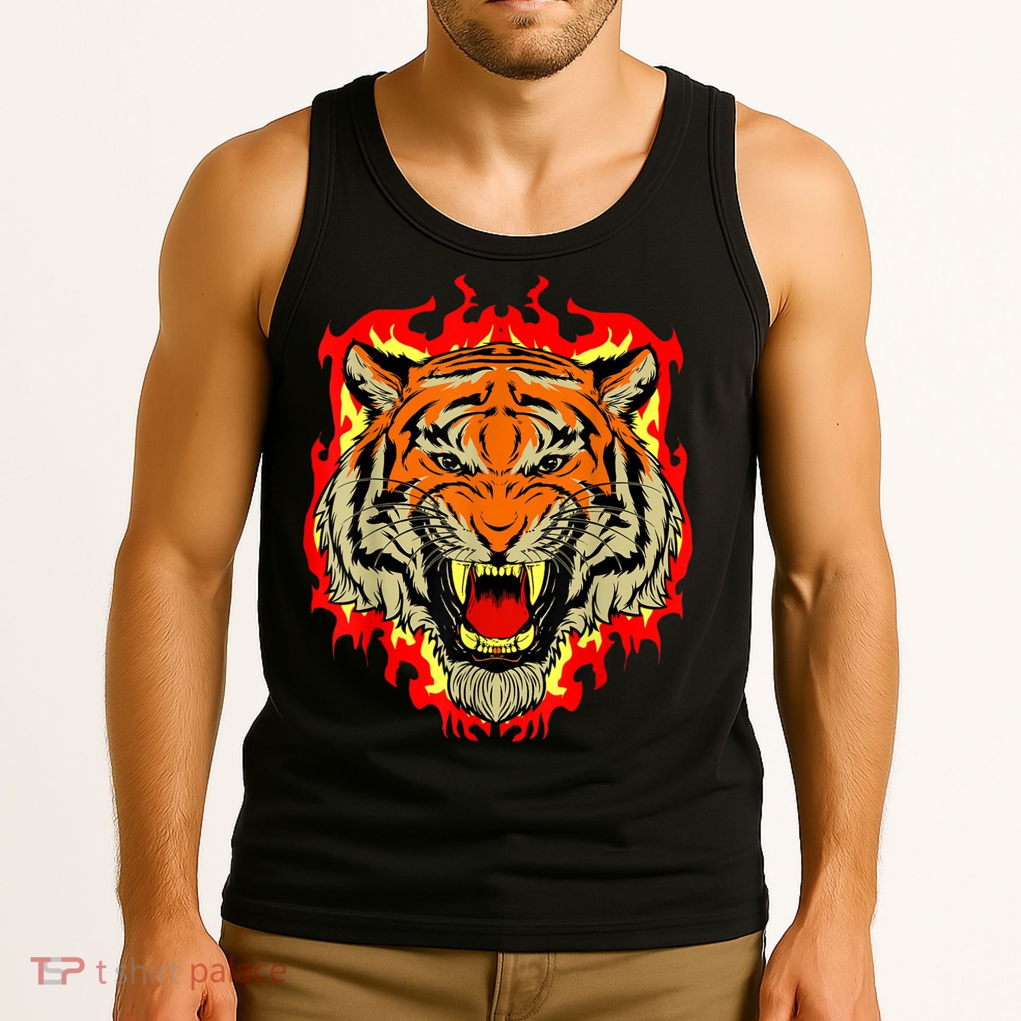 Tiger Big Cat Bengal Wildcat Predator Cool Animal Gift Idea Tank Top