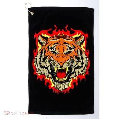 Tiger Big Cat Bengal Wildcat Predator Cool Animal Gift Idea Golf Towel