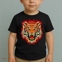 Tiger Big Cat Bengal Wildcat Predator Cool Animal Gift Idea Toddler T-Shirt thumb 2