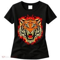 Tiger Big Cat Bengal Wildcat Predator Cool Animal Gift Idea Women's T-Shirt thumb 0