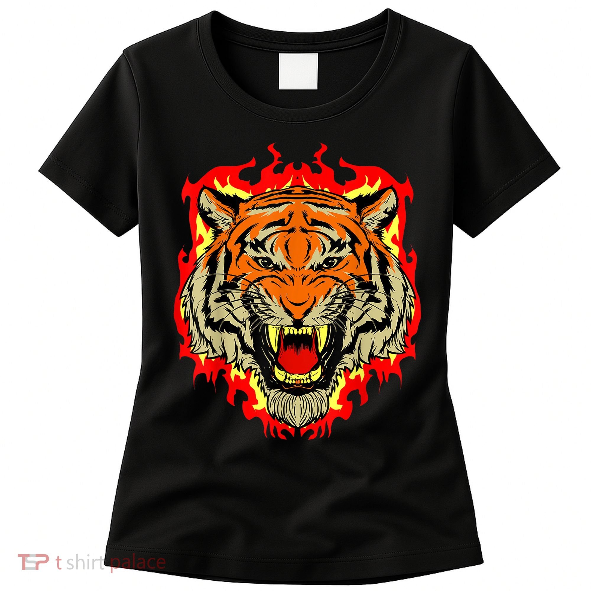 Tiger Big Cat Bengal Wildcat Predator Cool Animal Gift Idea Women's T-Shirt