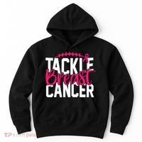 Tackle Breast Cancer Awareness Football Fan Hoodie thumb 0