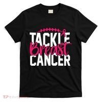 Tackle Breast Cancer Awareness Football Fan T-Shirt thumb 0